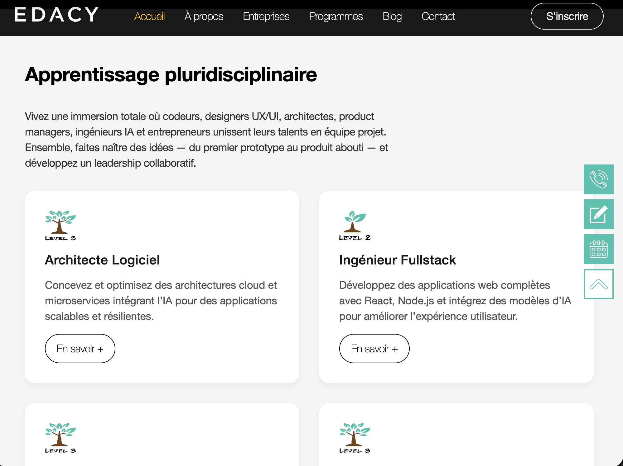 Edacy — Professional Training Platform — 2